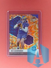 2021 Panini Mosaic Ben Skowronek #399 Reactive Orange Prizm RC